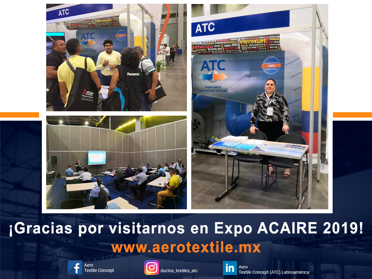 El equipo de ATC, presente en EXPO ACAIRE, BARRANQUILLA