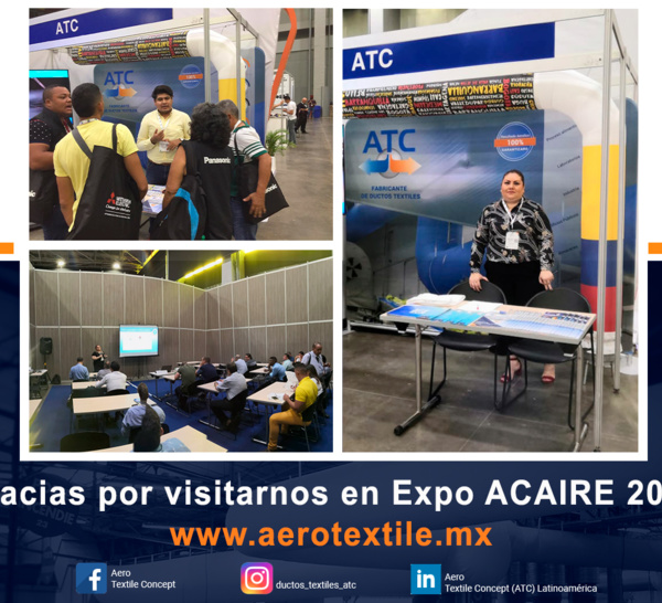 El equipo de ATC, presente en EXPO ACAIRE, BARRANQUILLA
